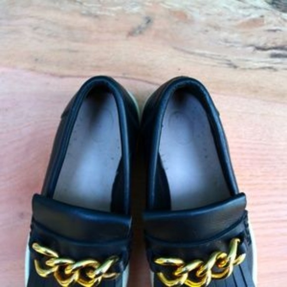 Giuseppi Zanotti Black Leather Fringe Sneakers - Picture 5 of 7